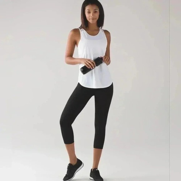 lululemon athletica Pants - Lululemon Wunder Under Crop (Hi-Rise) *Full-On Luxtreme 21"Black (First Releas